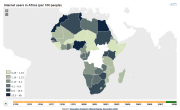Infographic Africa: Internet users