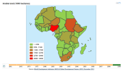 Arable land in Africa