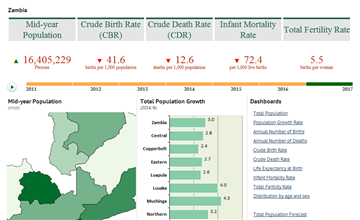 Zambia Demographics at a Glance - Zambia Data Portal