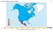 North America Shadow Economy Map