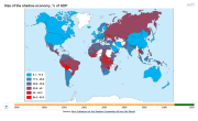 World Shadow Economy Map