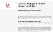 Monitoring PPE Supply & COVID-19 Inflection with Alt Data